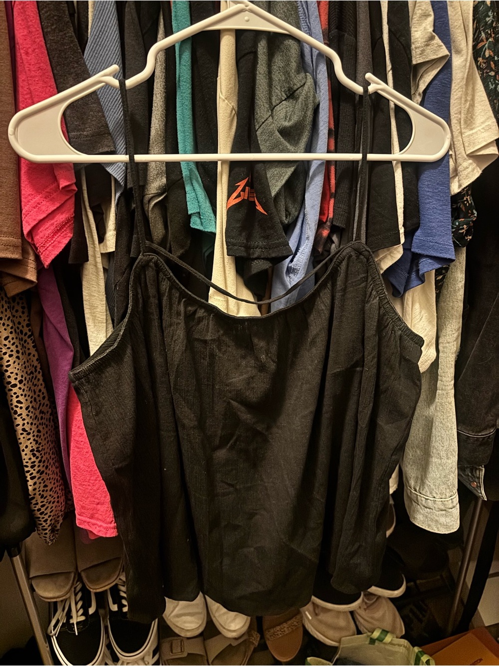 H&M Black Spaghetti Strap Camisole